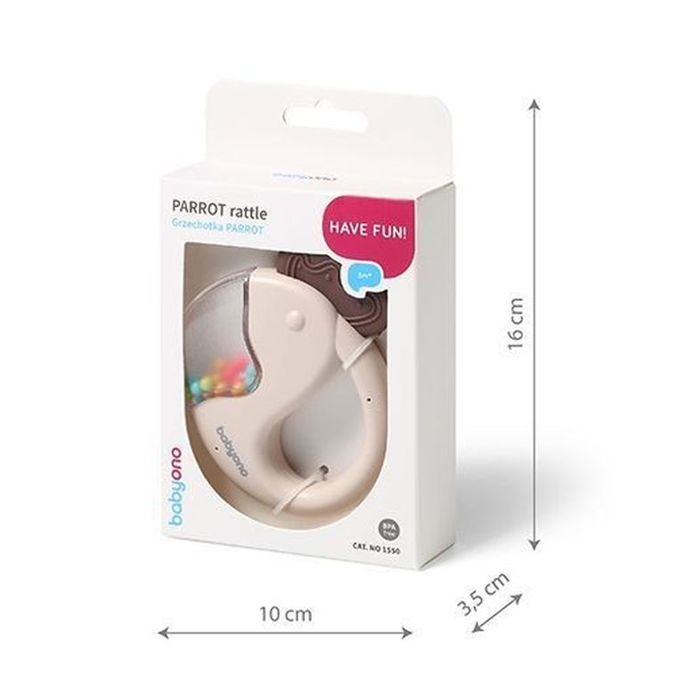 BabyOno, jucarie zornaitoare, parrot