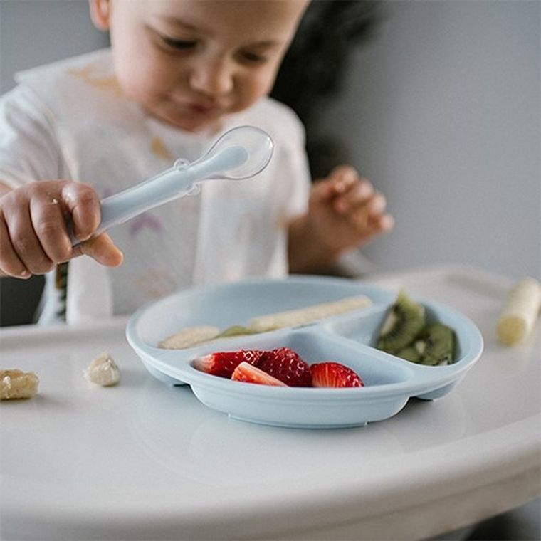 BabyOno, Lingurita flexibila din silicon, albastru