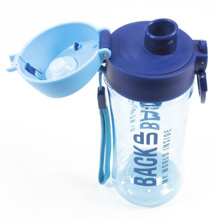 BackUp, sticla de apa, albastru, 400 ml