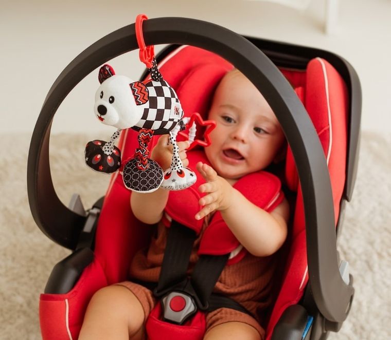 Balibazoo, Ursuletul contrastant Ionut, jucarie cu agatatoare si vibratii