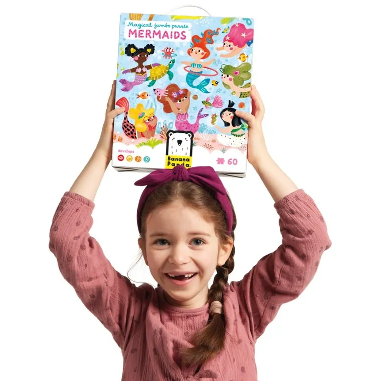 Banana Panda, Jumbo Puzzle, Sirene, 60 piese