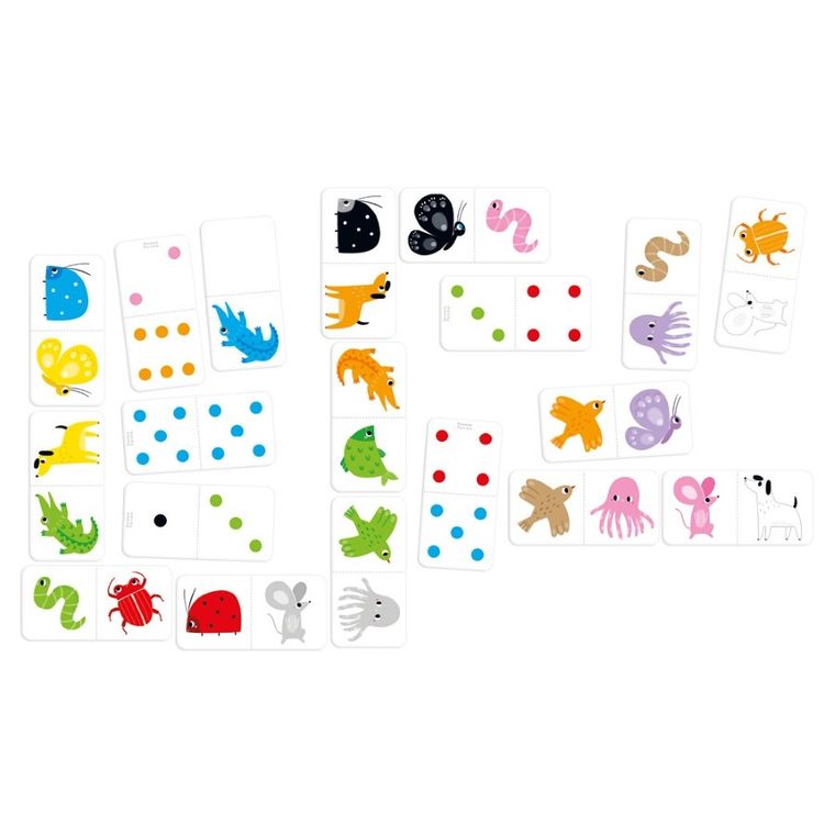 Banana Panda, Let's Play, Dominouri colorate, joc, 2 ani+