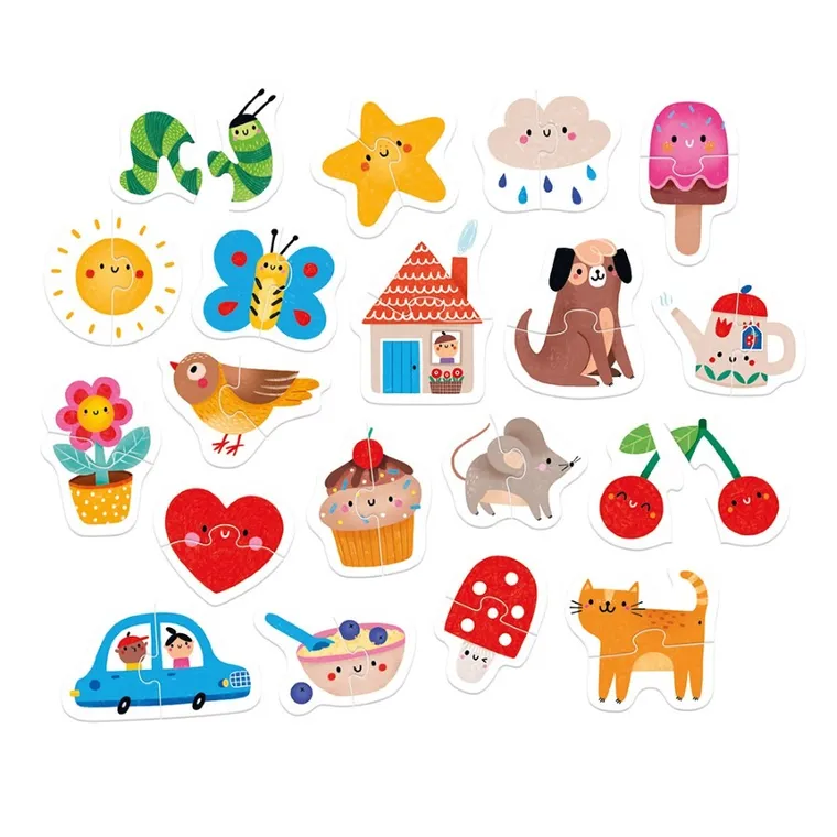 Banana Panda, My First Puzzles, Perechi fericite, 15 luni+, 38 piese