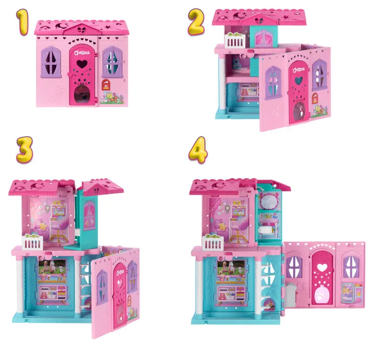 Barbie, Chelsea, Pop Up House, set de joaca cu papusa