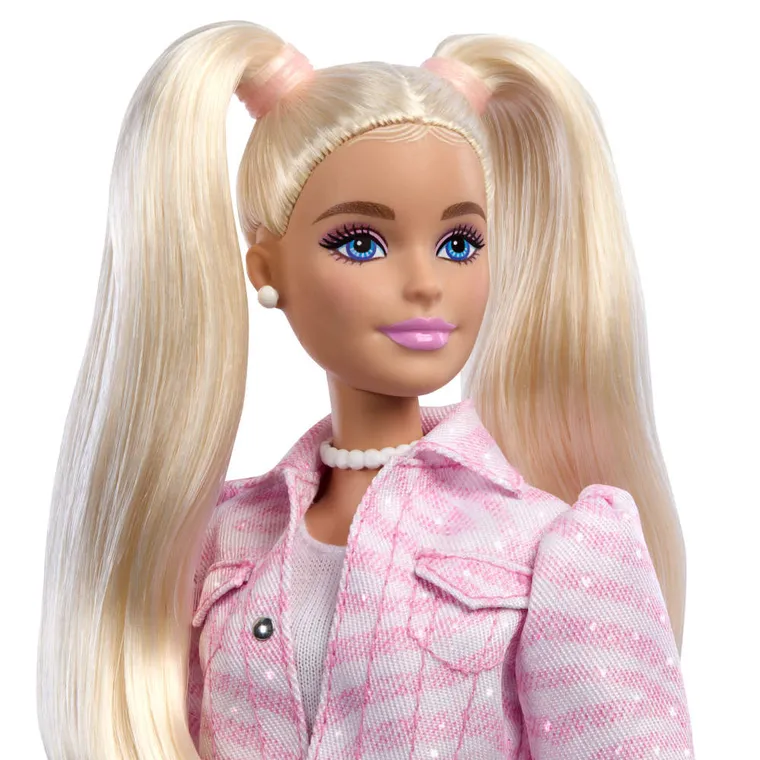 Barbie, Deluxe Style, Denim roz, Set cu geaca, papusa
