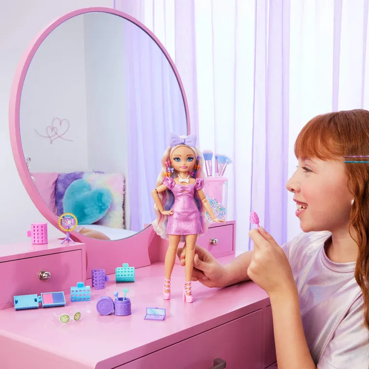 Barbie, Dream Besties, Get ready with Barbie!, papusa Malibu cu accesorii