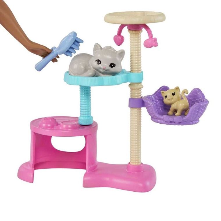 Barbie, Kitty Condo, set de papusa cu accesorii