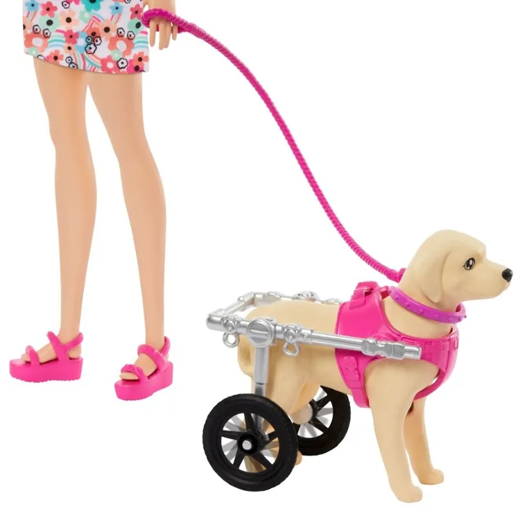 Barbie, Papusa si caine, set de joaca