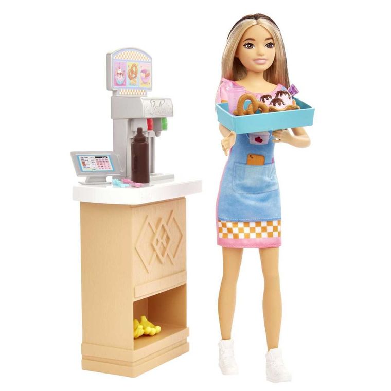 Barbie, Snack Bar, set cu papusa Skipper si accesorii