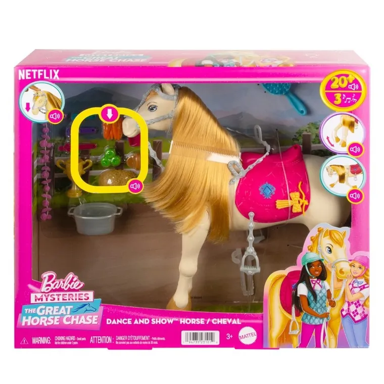 Barbie, Tornado, Dance And Show Horse, jucarie interactiva