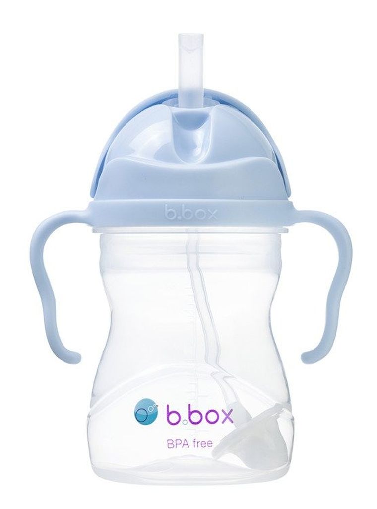 B.Box, Gelato, cana cu pai si manere, albastra, bubblegum, 240 ml