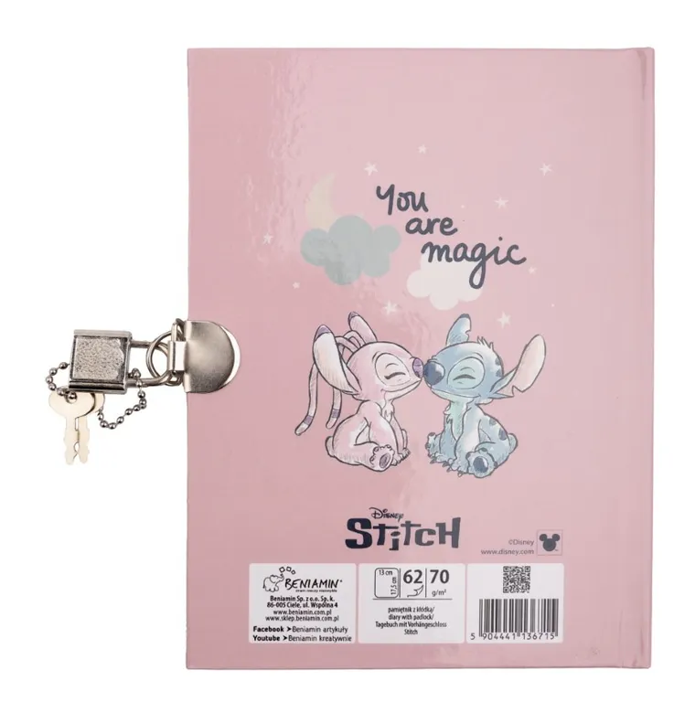 Beniamin, Lilo si Stitch, jurnal cu lacatel, inchis