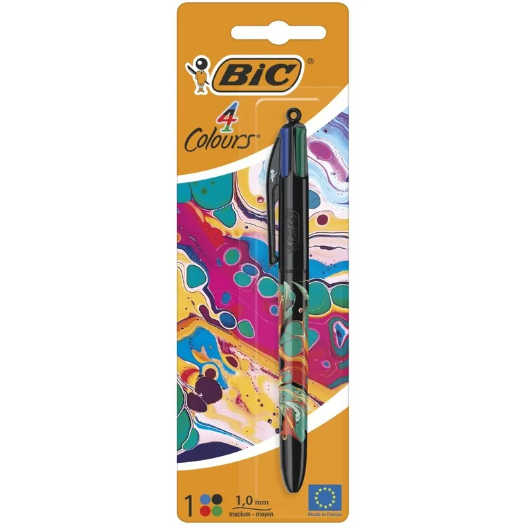 Bic, 4 Colours, Message Botanical, pix, 1 buc.