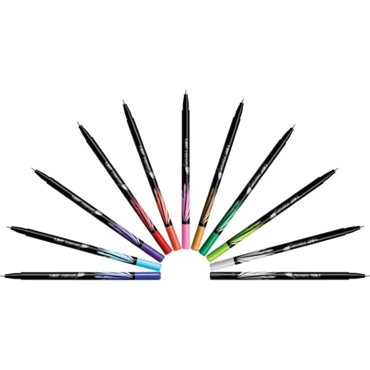 Bic, Intensity Fine, liner, mix pastel, 6 buc.