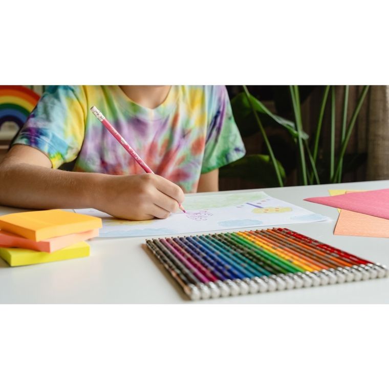 Bic, Kids, Evolution Illusion, creioane colorate, 24 buc.