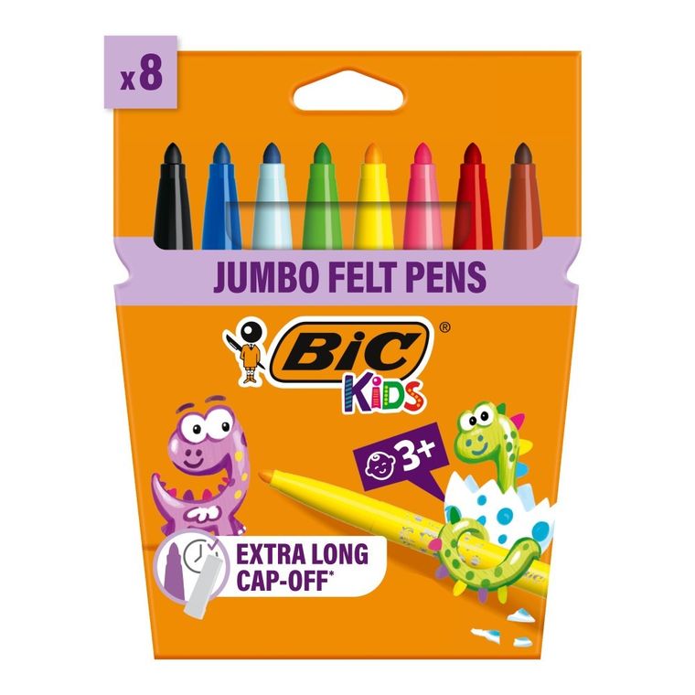 Bic, Kids, Visacolor XL, carioci, 8 culori