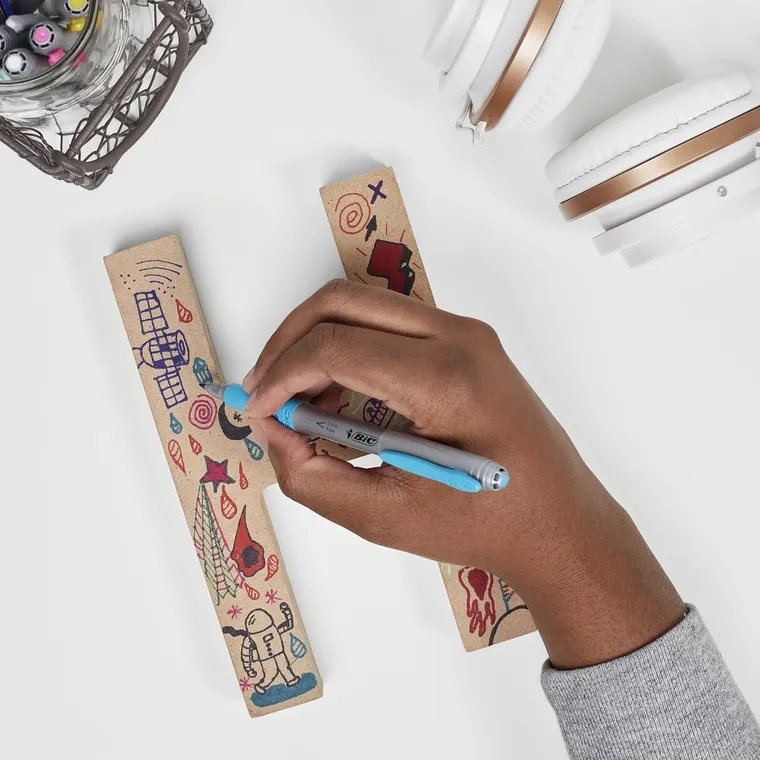 Bic, Marking Textile, marker permanent cu textilie, negru, 0,9 mm