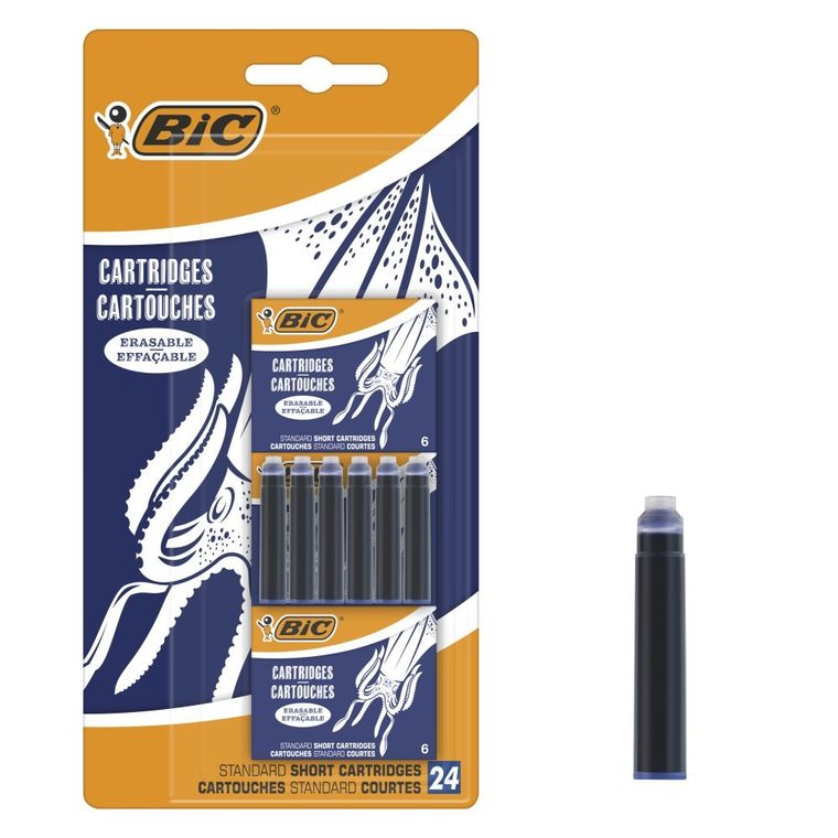 Bic, rezerva pentru stilou, albastru, 24 buc.