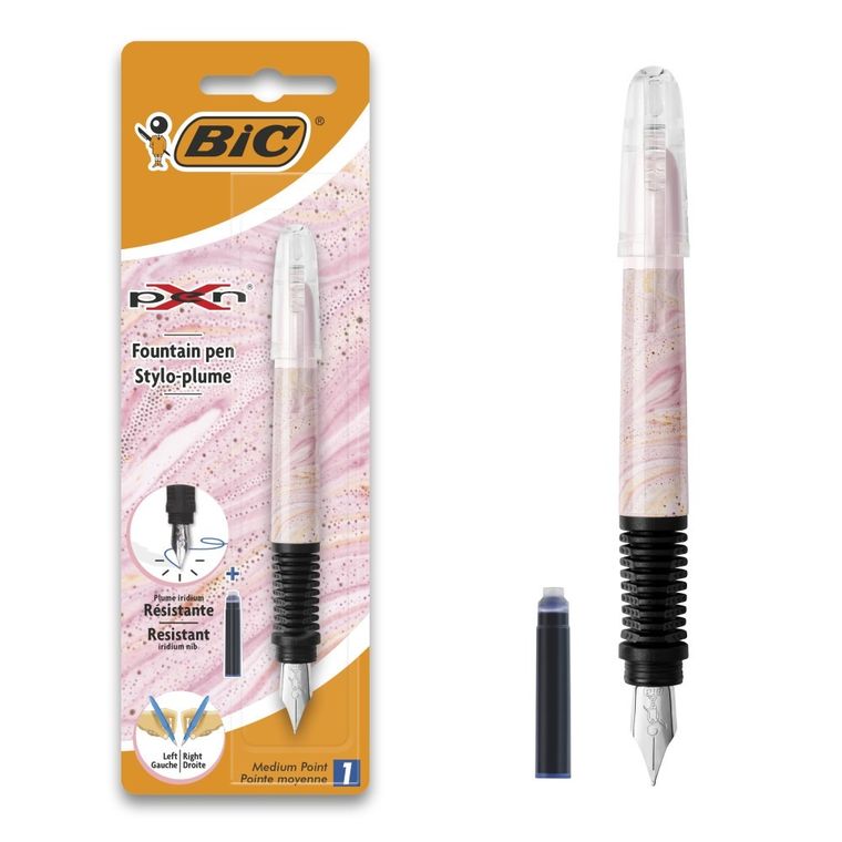Bic, X Pen Decor Pineapple, stilou, albastru