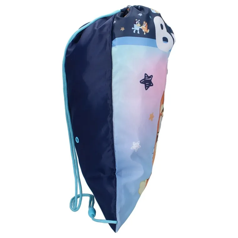 Bluey, Smoochy Kiss, rucsac cu snur, albastru