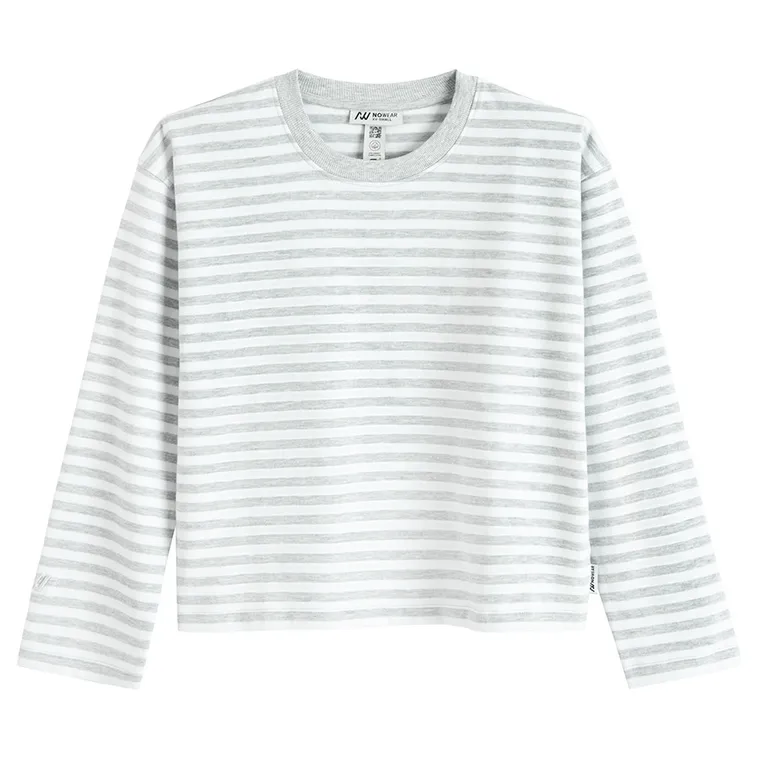 Bluza cu maneca lunga si croiala loose NOWEAR