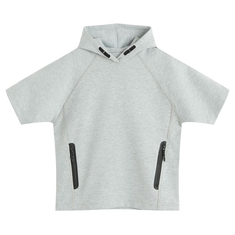 Bluza gri cu maneca scurta NOWEAR