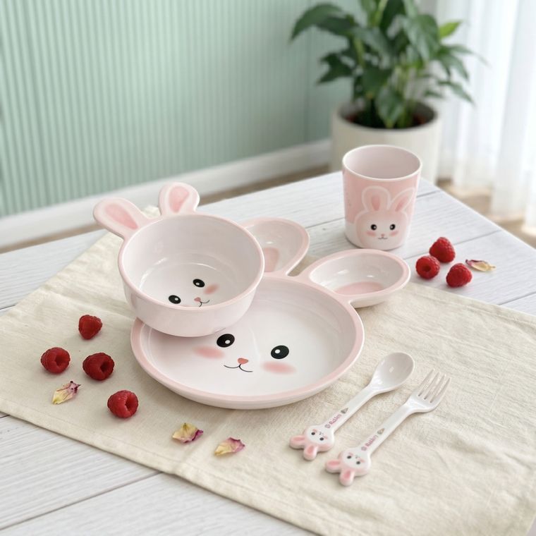 Bocioland, Iepuras, set de vase, 5 elemente
