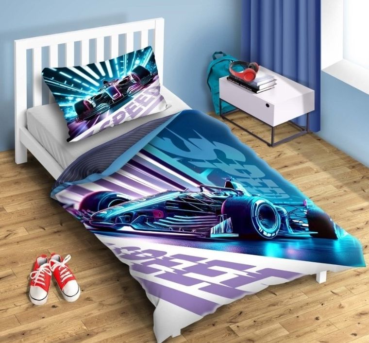 Bolid, set lenjerie de pat single, 140-200 cm