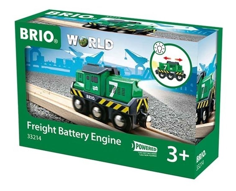 Brio World, Locomotiva de marfa, jucarie din lemn