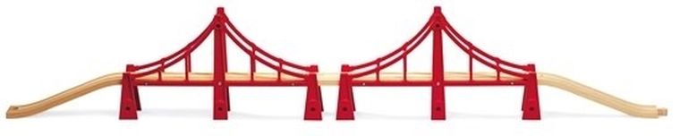 Brio World, Pod suspendat dublu, jucarie din lemn