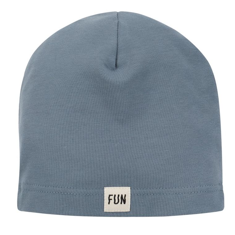 Caciulita pentru baieti, albastru, imprimeu Fun, brand Pinokio