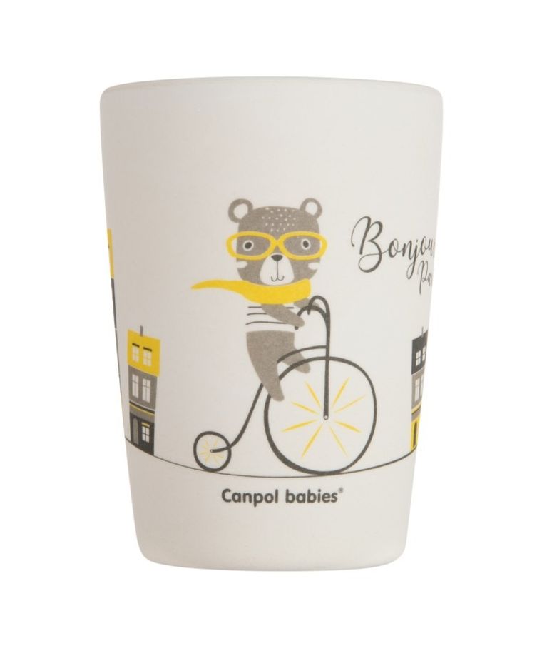 Canpol babies, Bonjour Paris, set de vase cu cana, bej