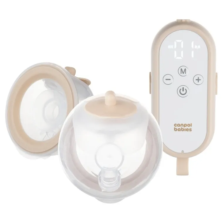 Canpol babies, MilkShell, pompa de san tip scoica dubla si mobila