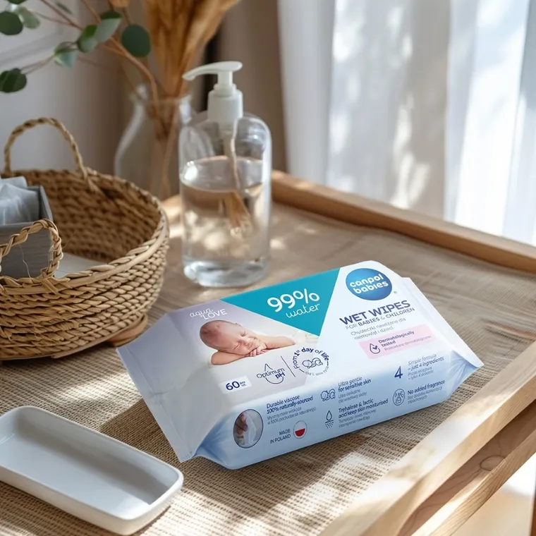 Canpol babies, servetele umede pentru bebelusi, 60 buc.