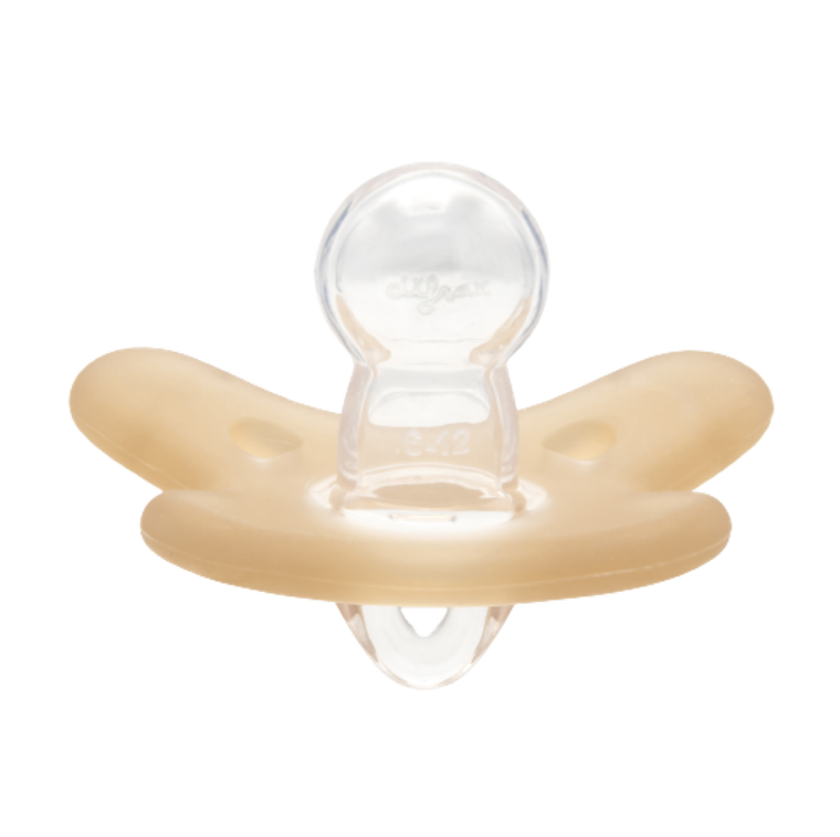 Canpol babies, suzeta din silicon, simetrica, portocaliu, 0-6m