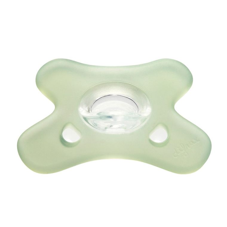 Canpol babies, suzeta din silicon, simetrica, verde, 6-12m