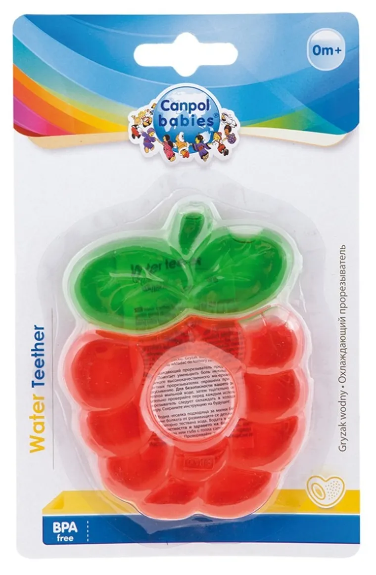 Canpol babies, Zmeura, jucarie de dentitie cu apa pentru bebelusi