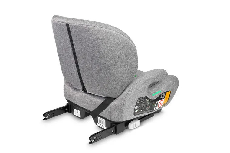Caretero, Irbis, i-Size, scaun auto, inaltator, gri melanj, 125-150 cm