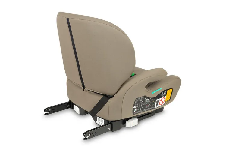 Caretero, Irbis, scaun auto, inaltator, i-Size, bej, 125-150 cm