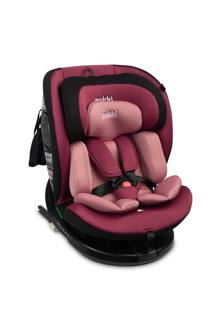 Caretero, Mokki i-Size, scaun auto, 40-150 cm, Dirty Pink