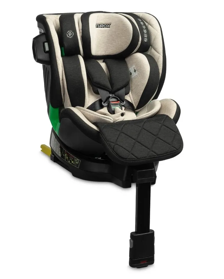 Caretero, Turox i-Size, scaun auto, 40-150 cm, Beige
