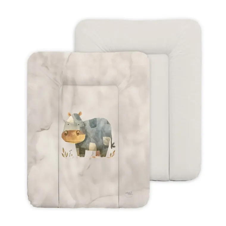 Ceba Baby, Basic, Cosy Hippo, saltea de infasat moala, 50-70 cm