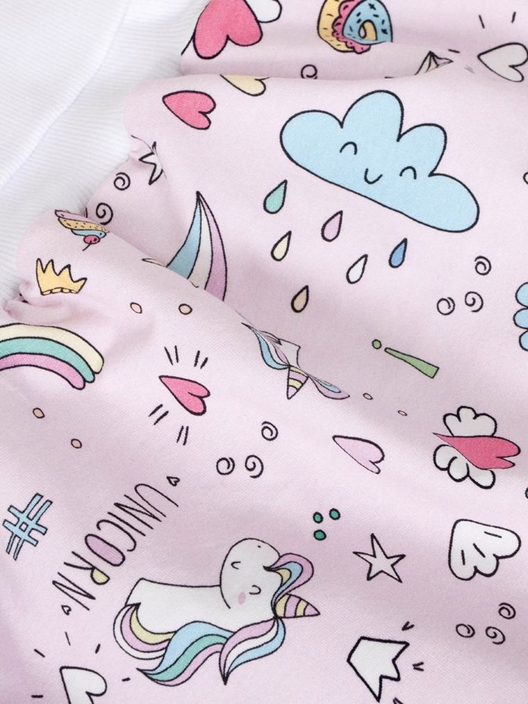 Ceba Baby, Unicorn, sac de dormit, roz deschis, 0-18 luni