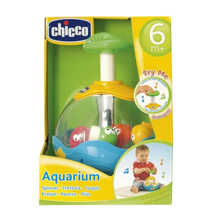 Chicco, Aquarium Spinner, jucarie electronica pentru bebelusi