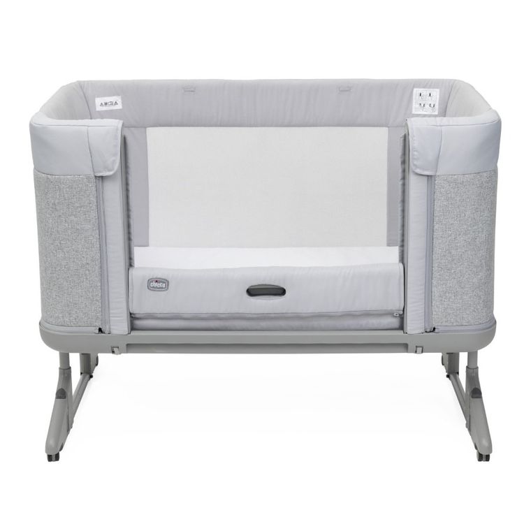 Chicco, Co-Sleeping Next2me, Forever, patut atasabil, Ash Grey