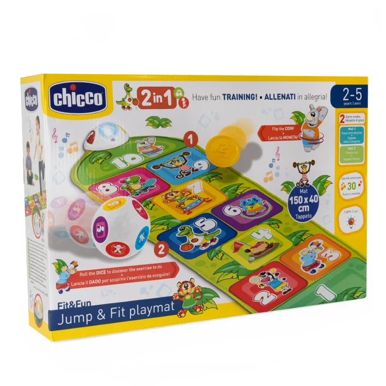 Chicco, Fit&Fun, Covor electronic pentru sotron, jucarie interactiva