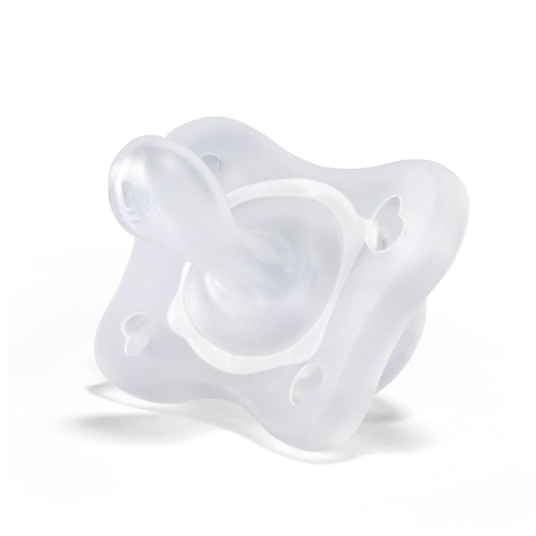 Chicco, PhysioForma Mini Soft, suzeta din silicon, albastru, 0-2m, 2 buc.