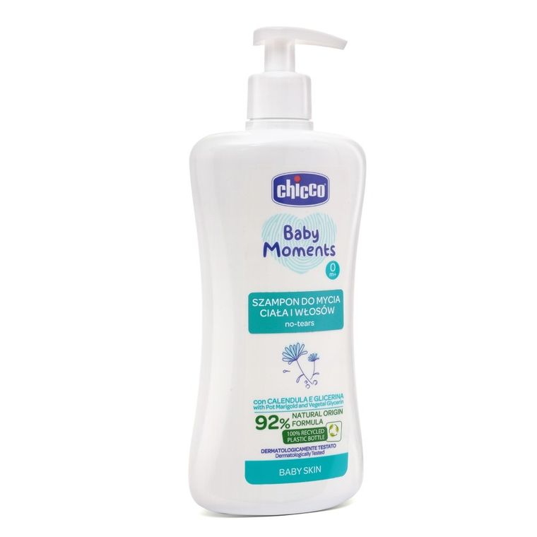 Chicco, sampon pentru par si corp, 500 ml