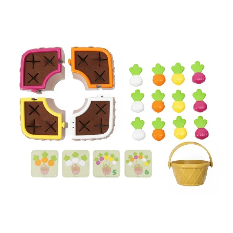 Chicco, Smart2Play, Gradina cu legume, joc educational, 21 elemente
