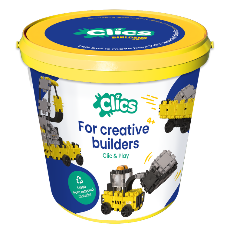 Clics Toys, Clics, Masini de constructii, set de constructie, 8 in 1